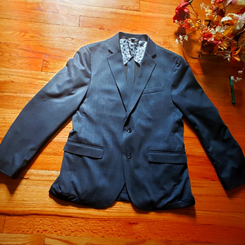 Craft & Soul Capitol Navy Blue   Slim Fit Blazer Mens Size 40 Short